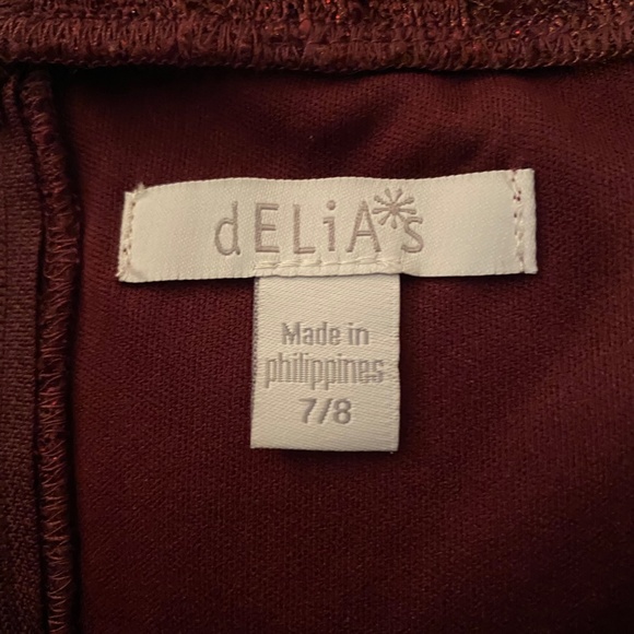 👗HP👗 Delias Burgundy Strapless Dress - Picture 10 of 13